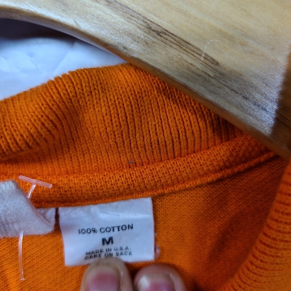 San Francisco Giants Logo 7 Golf Polo Orange Youth - Picture 6 of 7